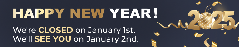 We're closed on January 1st. We'll see you on January 2nd | Honest-1 Auto Care Paradise Valley